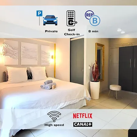 Apartment La Parisienne - Spacieux Avec Parking Prive
